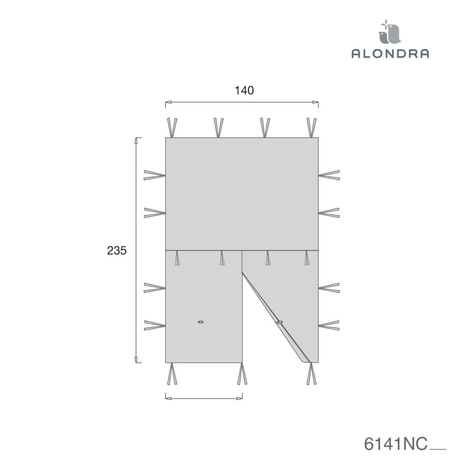 Montessori Alondra | Montessori Baby Bed 70X140Cm Indy Grey Carezza 70X140 Mit Himmel