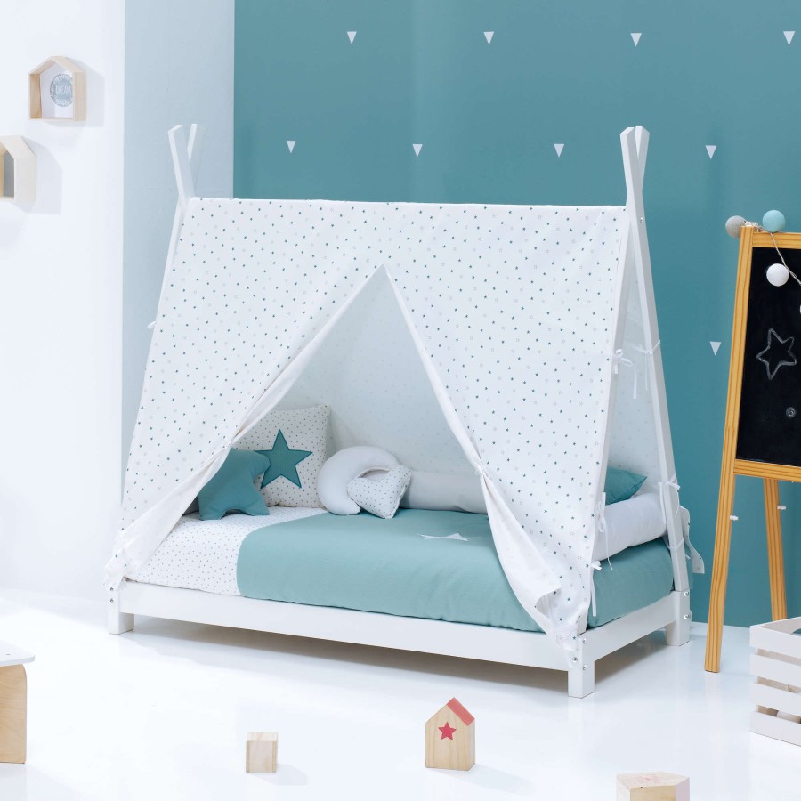 Montessori Alondra | Montessori Baby Bed 70X140Cm Indy Mare 70X140 Mit Himmel