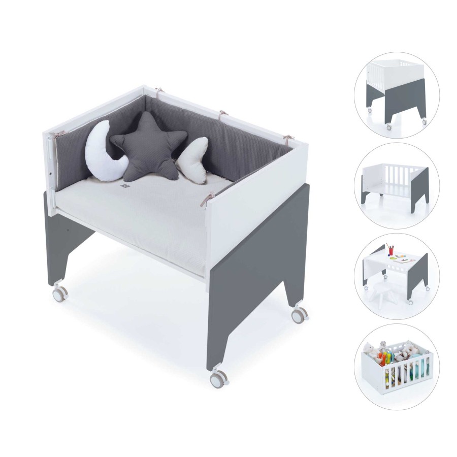 Kinderbetten Alondra | Marengo Co-Sleeping Crib 50X80 Equo · C10-M7769