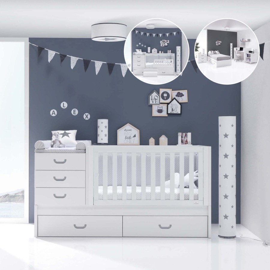 Verwandelbare Betten Alondra | Convertible Crib Sero Joy · K559