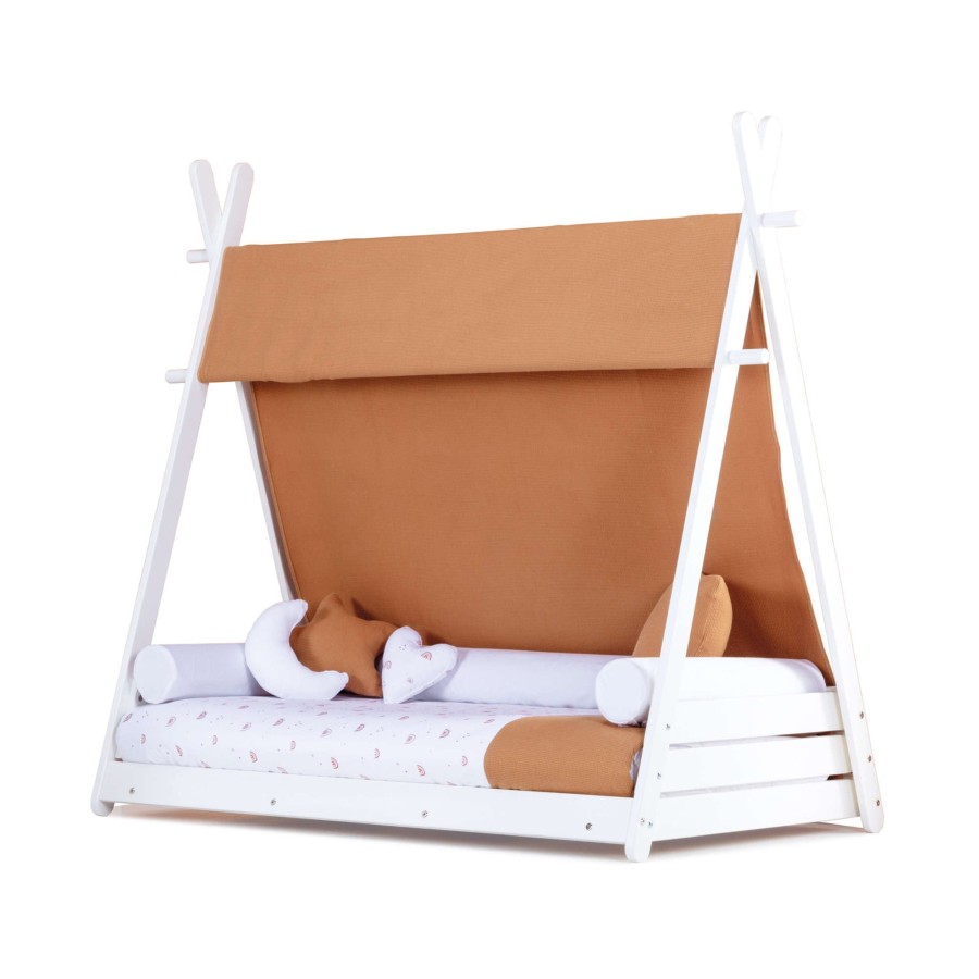 Montessori Alondra | Montessori Kids Bed Homy-Xl 90X200Cm - 123 Ariake Mit Himmel