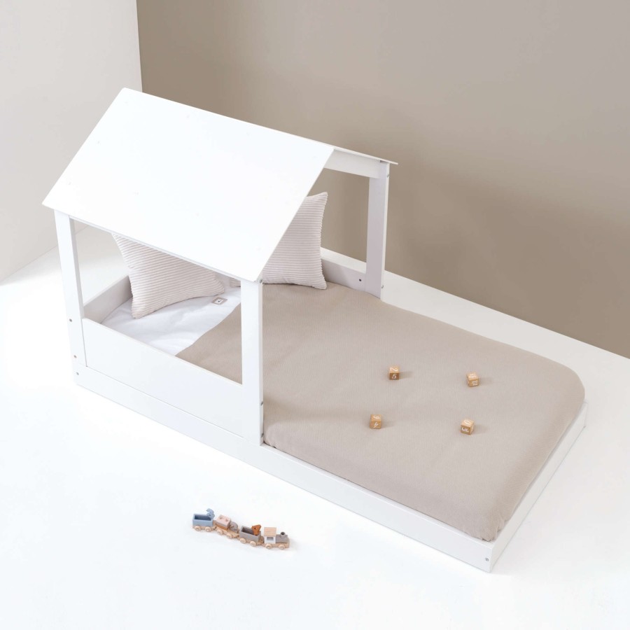 Montessori Alondra | Cama Infantil De 90X190 Cm Montessori Con Casita · Bianca Tre Qt664