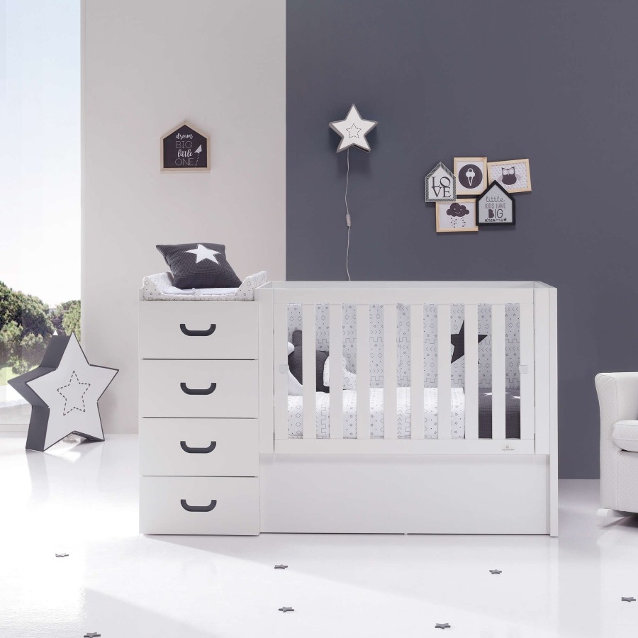 Verwandelbare Betten Alondra | Convertible Crib - Just Joy Ethnik · K379-M7779 Marengo