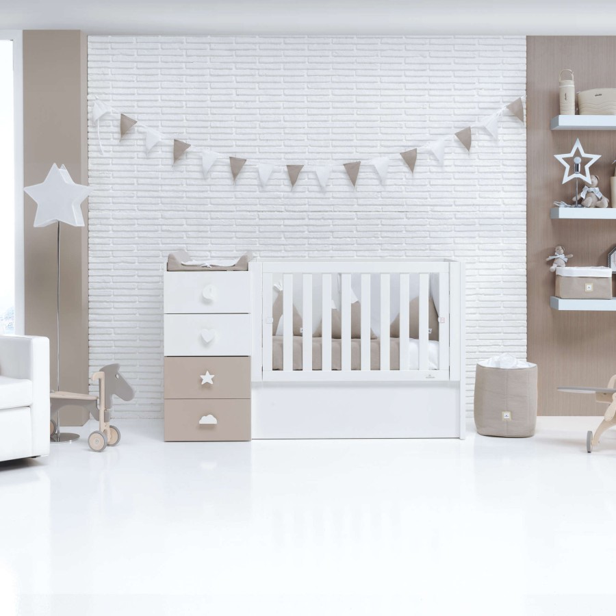 Verwandelbare Betten Alondra | Convertible Crib - Just Bubble · K374-M7753 Beige