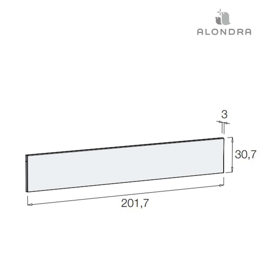 Verwandelbare Betten Alondra | Board To Cover The Lower Back Sida Of Konver Neo · Wtn501-G2300 White