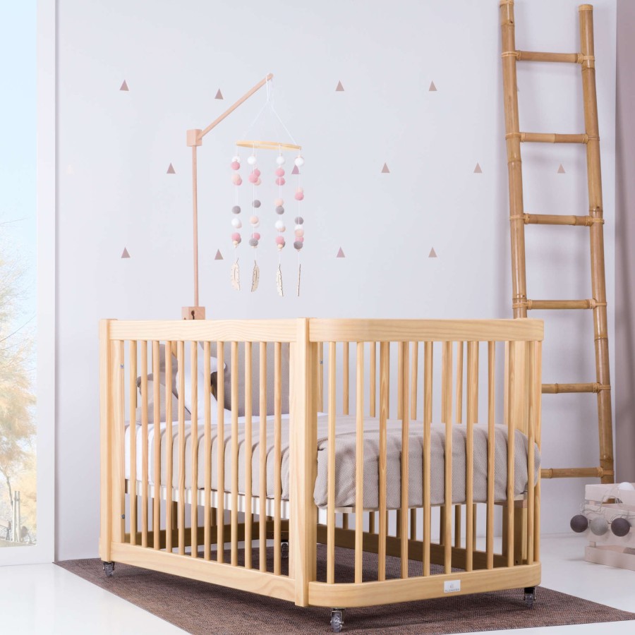 Kinderbetten Fur Kinder Alondra | Cot- Bed For Babies (3In1) Crea Due Nomad 70X140 - C300