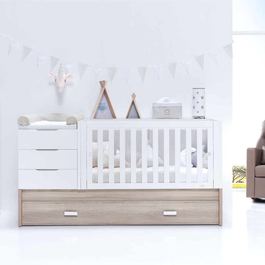 Verwandelbare Betten Alondra | Sero Loft Convertible Crib 70X140Cm · K547