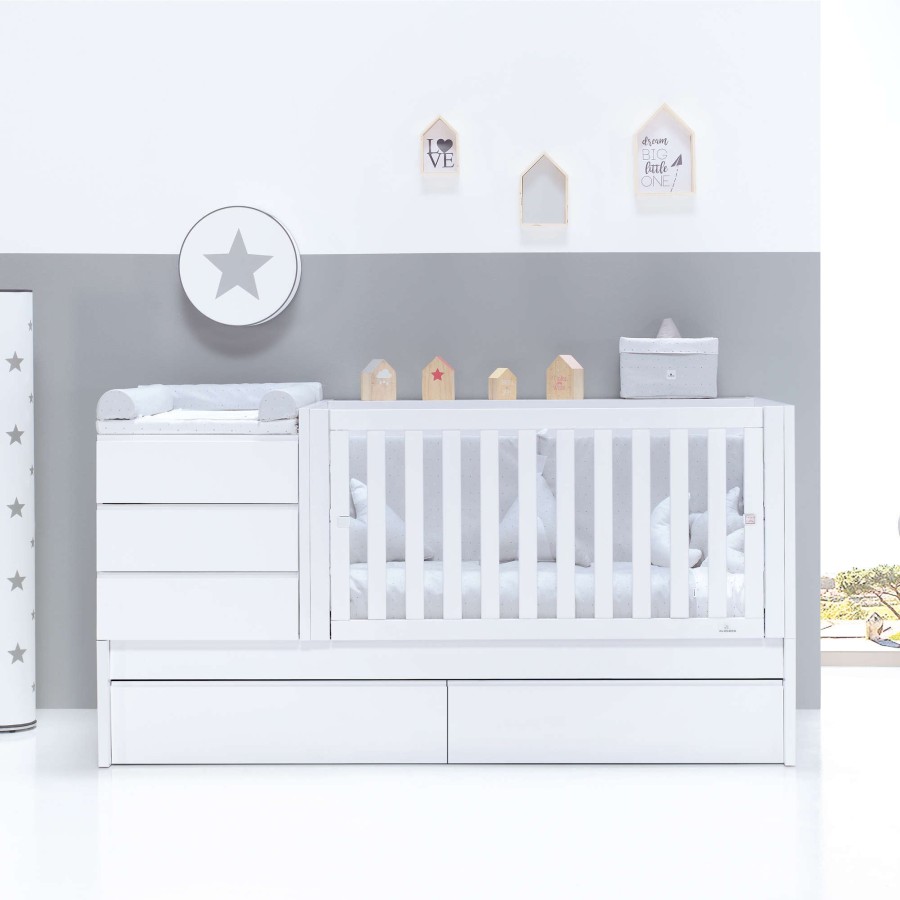 Verwandelbare Betten Alondra | Convertible Crib 70X140 Sero Kubo · K551