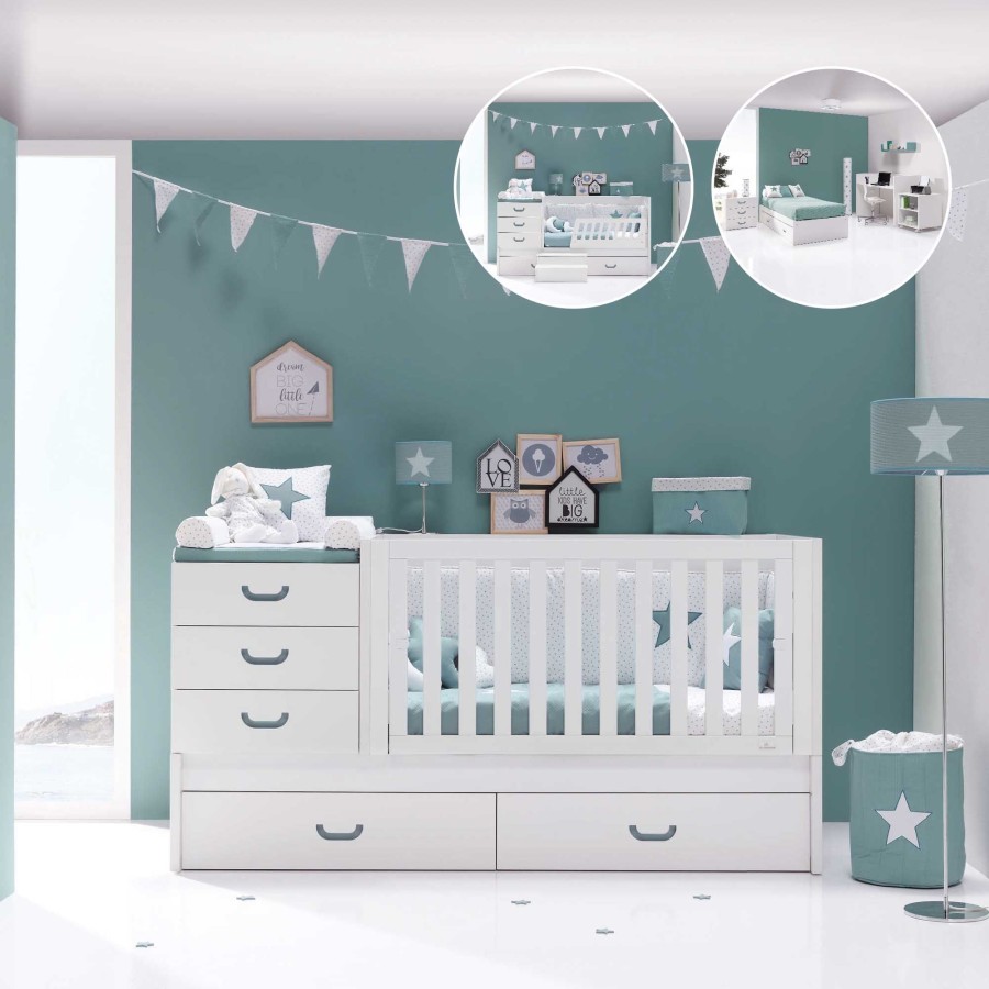 Verwandelbare Betten Alondra | Convertible Crib Sero Joy Mare · K559