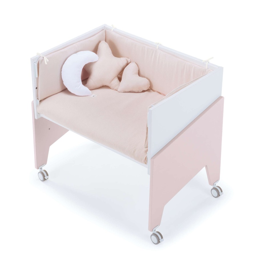 Kinderbetten Alondra | Pink Co-Sleeping Crib 50X80 Equo · C10-M7752