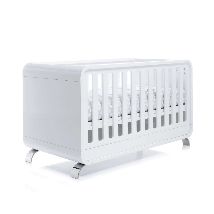 Kinderbetten Fur Kinder Alondra | Premium Cot - Bed - Desk With Steel Legs (70X140Cm) · C137